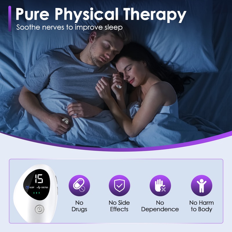 Pulse Stimulation For Anxiety Insomnia Handheld Sleep Aid Massage Device With Intelligent Relief N 2
