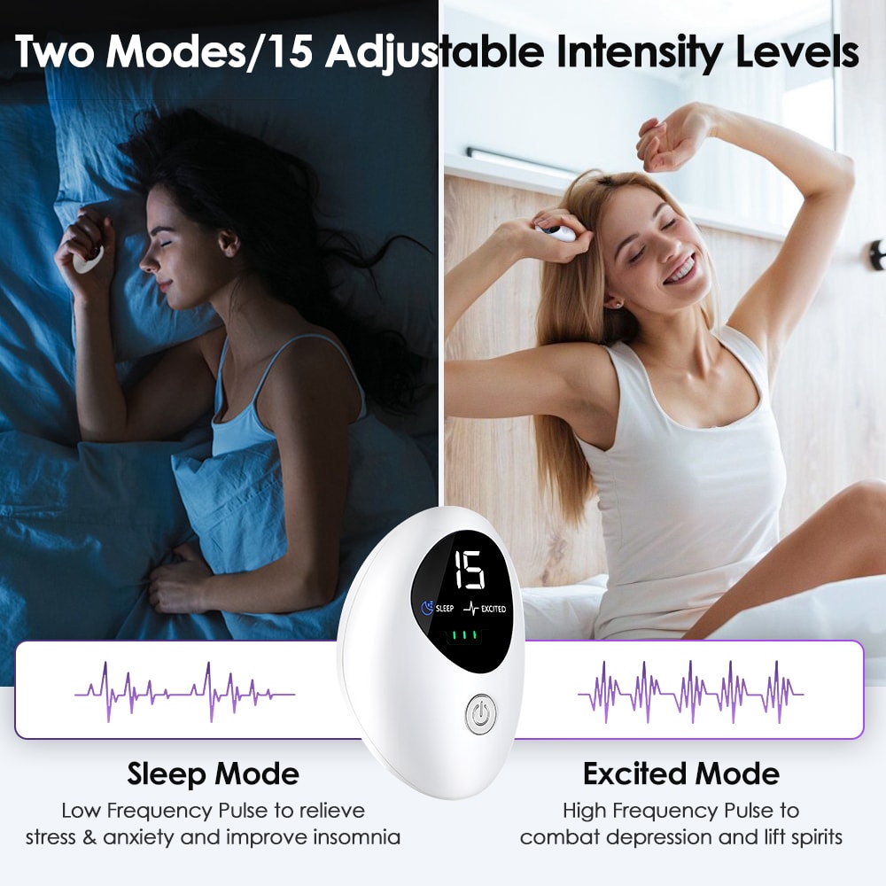 Pulse Stimulation For Anxiety Insomnia Handheld Sleep Aid Massage Device With Intelligent Relief N 3