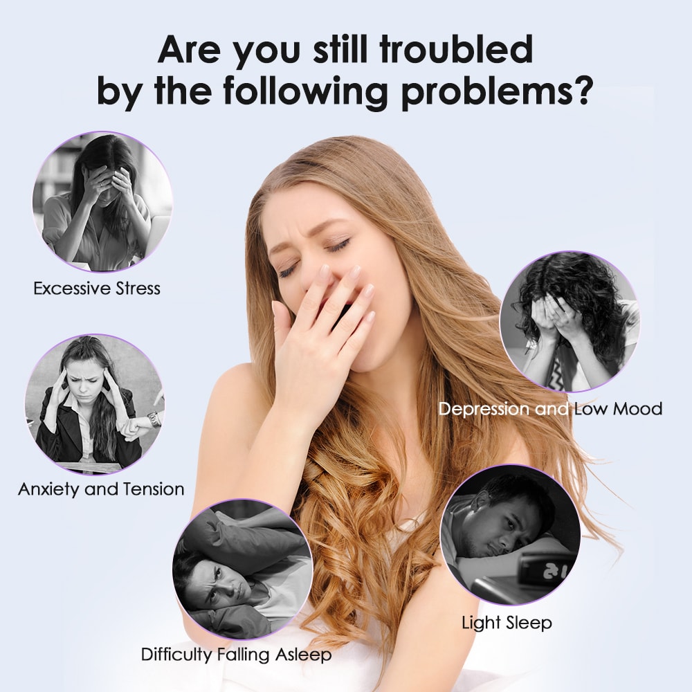 Pulse Stimulation For Anxiety Insomnia Handheld Sleep Aid Massage Device With Intelligent Relief N 4