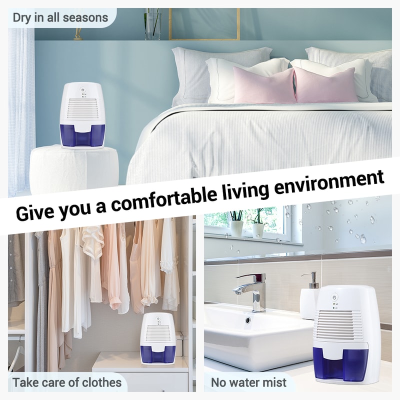 USB Mute Moisture Absorbers Air Dryer For Home Portable Dehumidifier Air Purifier Room Office Kitch 5