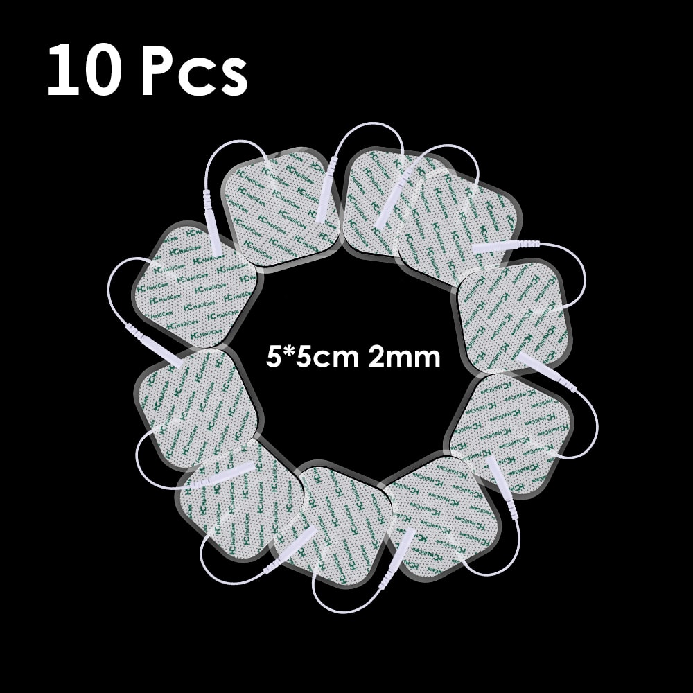 Digital TENS Pads EMS Electrode Pads Physiotherapy Silicone Gel Muscle Stimulator Electrodes 3