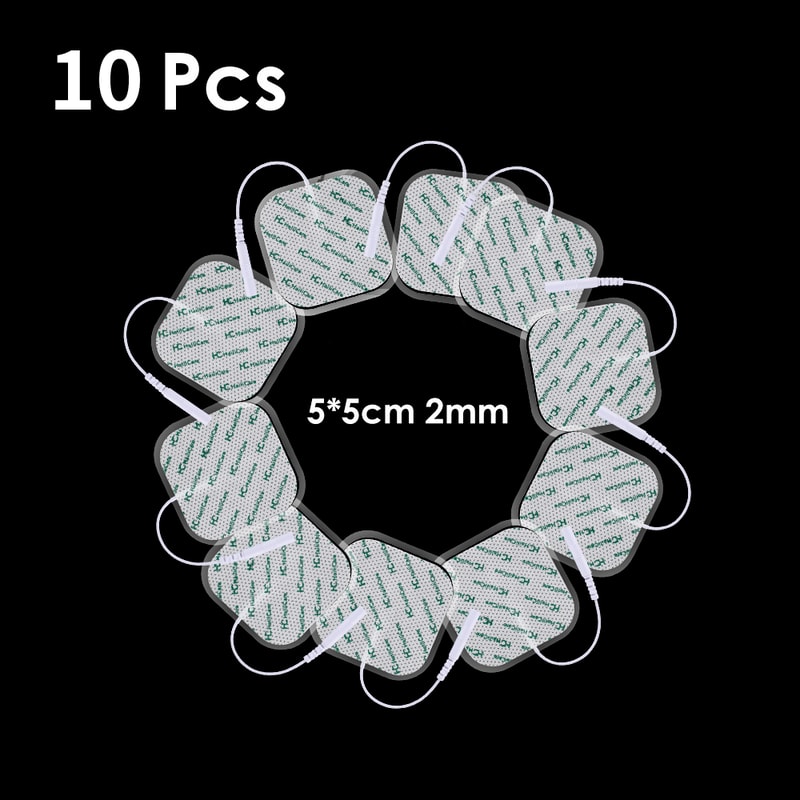 Digital TENS Pads EMS Electrode Pads Physiotherapy Silicone Gel Muscle Stimulator Electrodes 3