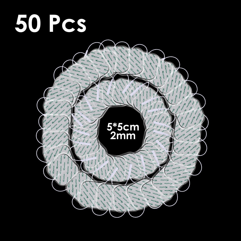 Digital TENS Pads EMS Electrode Pads Physiotherapy Silicone Gel Muscle Stimulator Electrodes 4