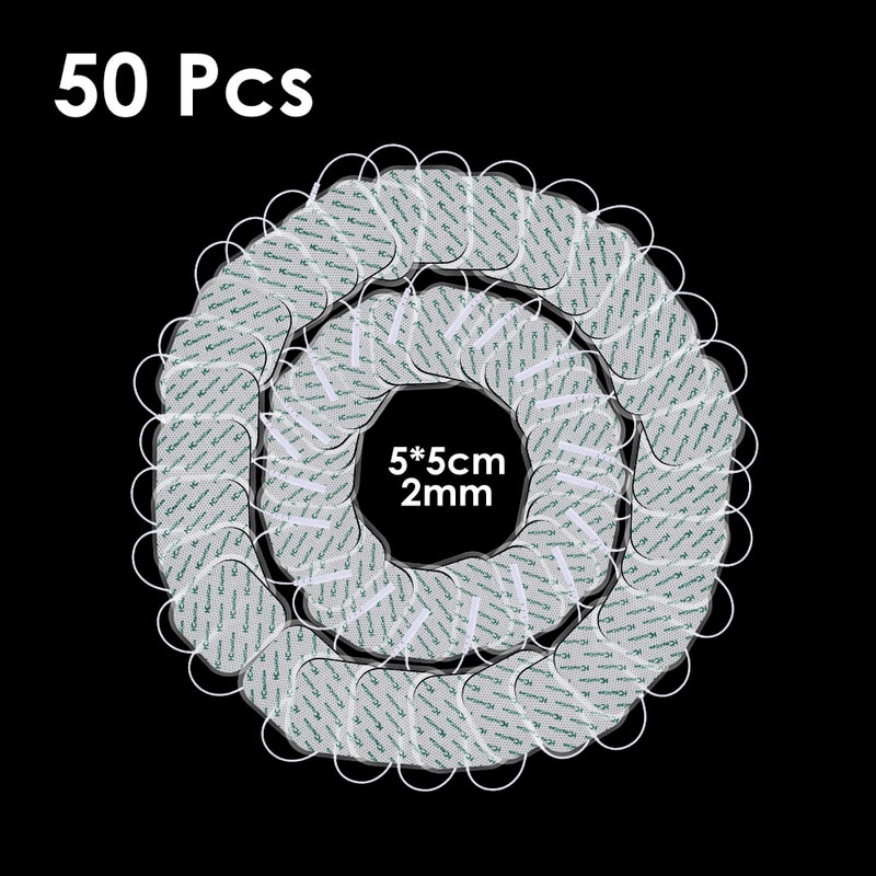 Digital TENS Pads EMS Electrode Pads Physiotherapy Silicone Gel Muscle Stimulator Electrodes 4