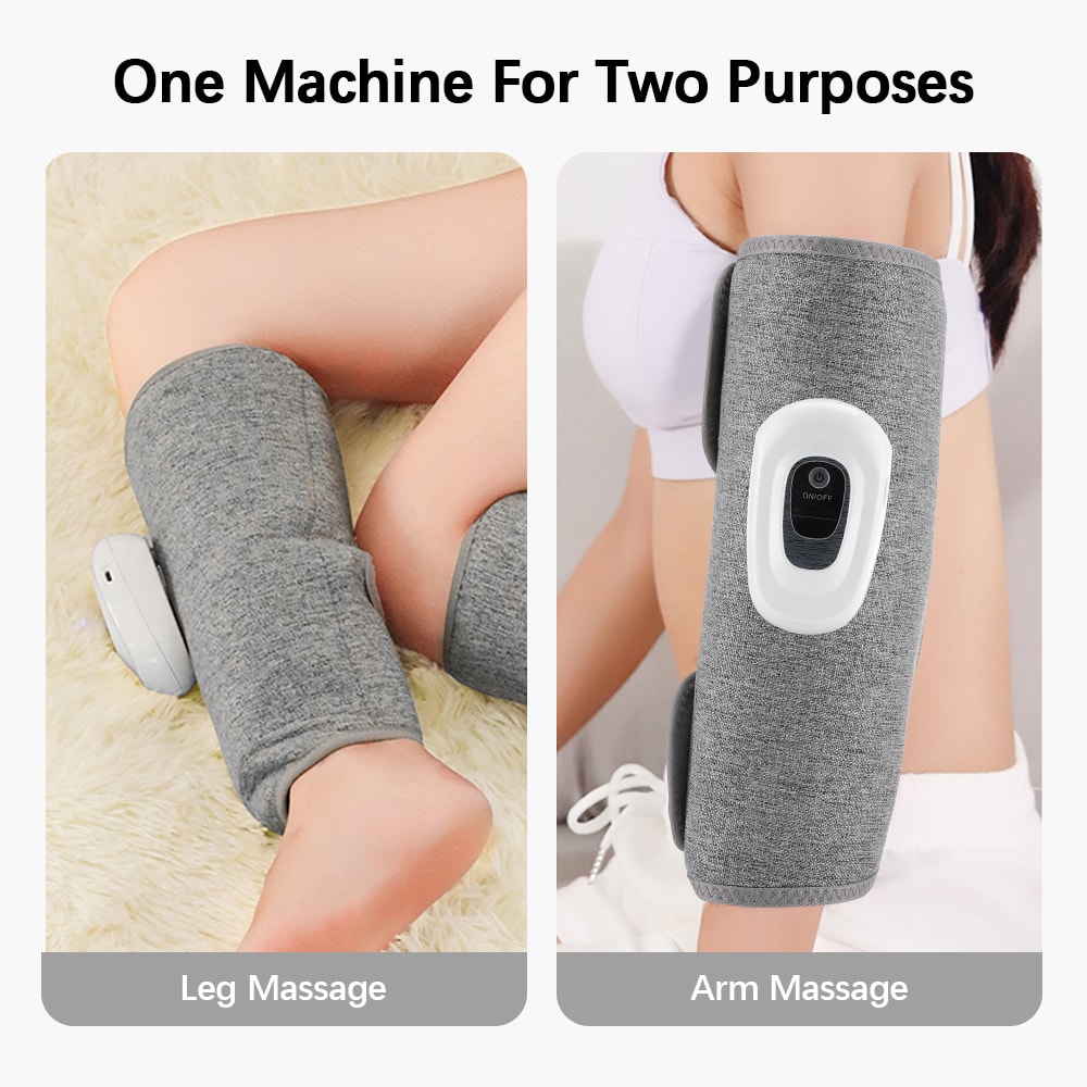 Air Compression Leg Massager Wireless Rechargeable Calf And Arm Massager For Muscle Relaxation 3