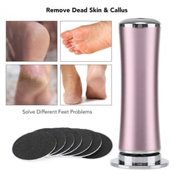 foot care electric callus remover, pedicure tool for heels, electronic foot grinder with sandpaper replacement