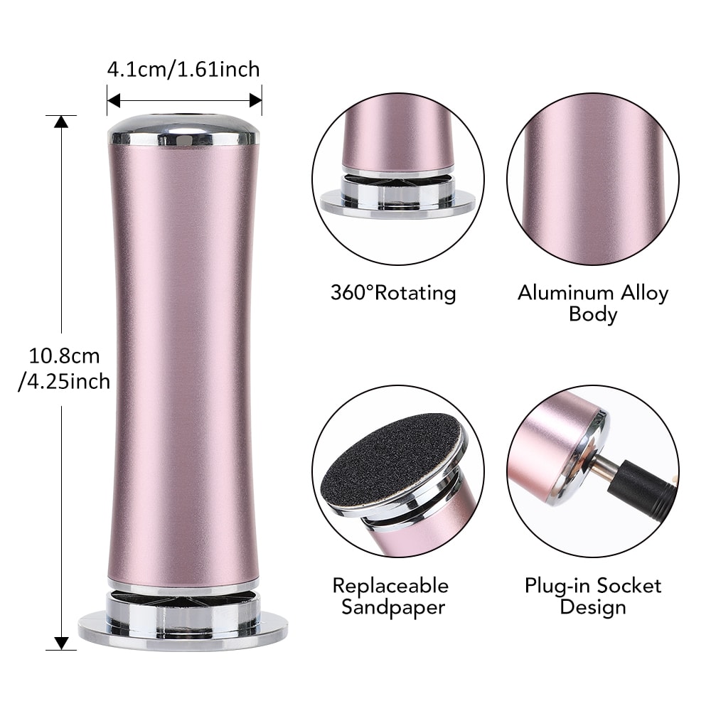 Foot Care Electric Callus Remover Pedicure Tool For Heels Electronic Foot Grinder With Sandpaper Re