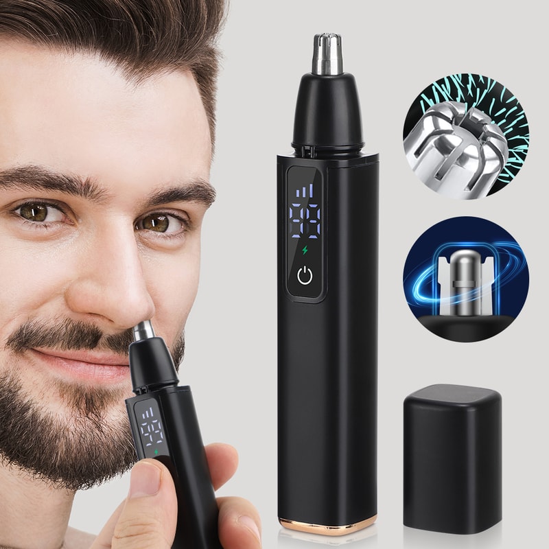 Facial Hair Remover For Men Rechargeable Nose Hair Shaver Portable Nasal Grooming Tool For Nose Hai 1