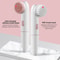 Waterproof Electric Facial Cleanser, 2 Speed Vibrating Face Brush, Battery Powered Massaging Device