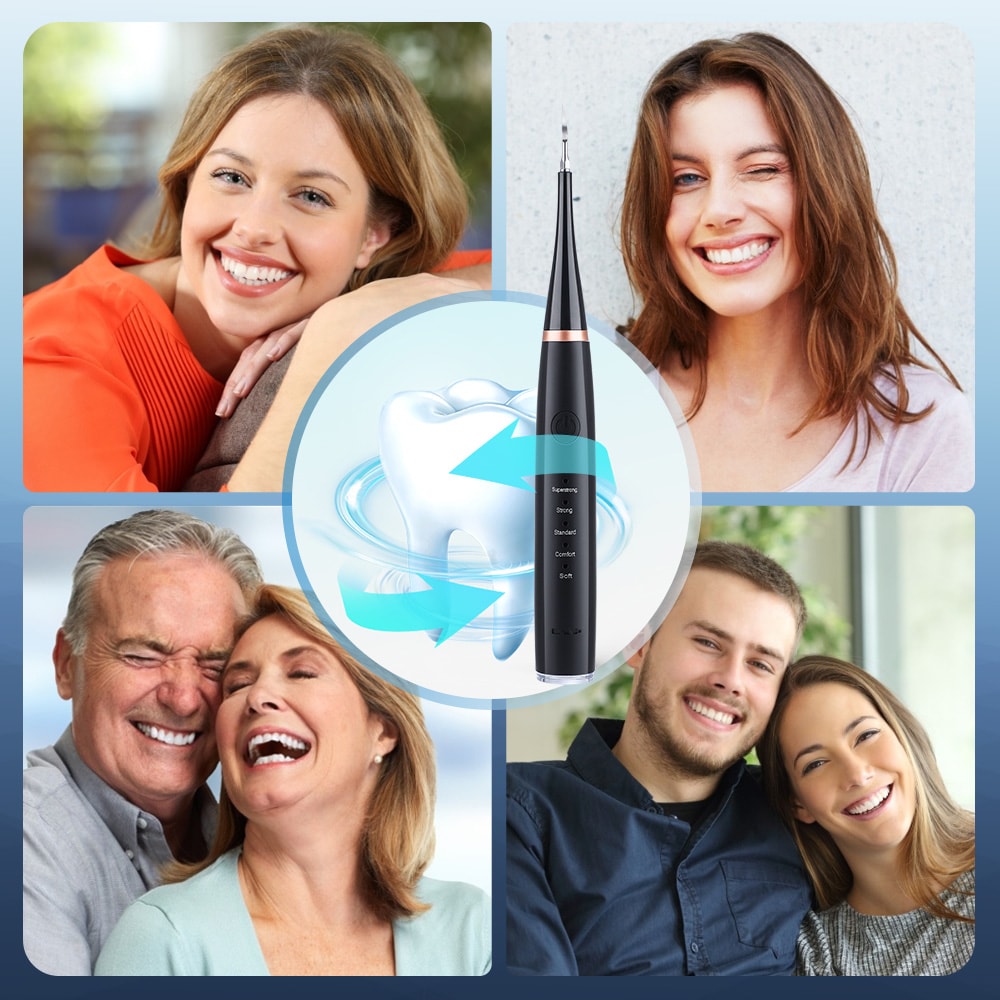 Electric Sonic Dental Scaler Ultrasonic Tooth Cleaner For Plaque Tartar And Stain Removal 5