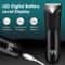 Rechargeable Ceramic Trimmer Professional Groin Body Hair Trimmer For Men 3