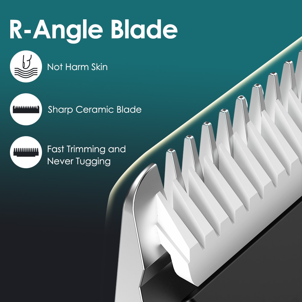 Rechargeable Ceramic Trimmer Professional Groin Body Hair Trimmer For Men 5