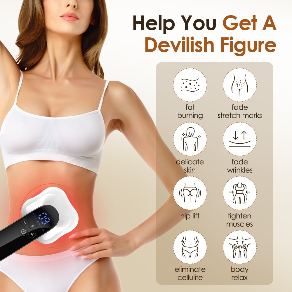 Body Sculpting Machine Electric Abdomen Massage Device Cellulite Remover For Belly Legs And Arms 1