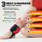 Vibration Ankle Massager LED Beads 3 Gears Hot Compress Infrared Heating Foot Warmer Brace Wrap 1