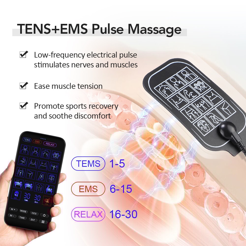 4 in 1 EMS TENS Electrostimulator, Sleeping Aid, Rhinitis Relief, Muscle Relaxation Device