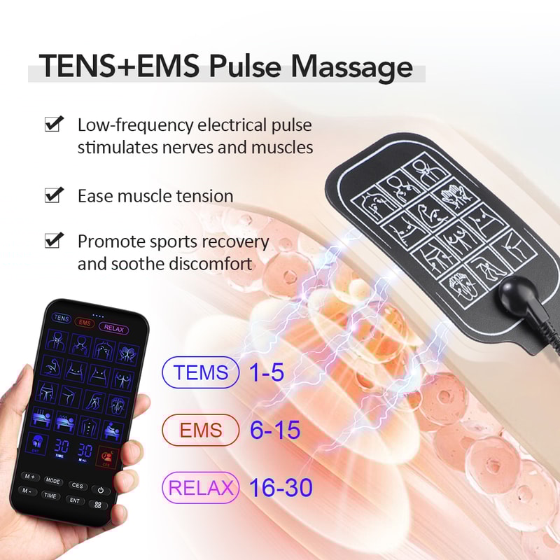 4 in 1 EMS TENS Electrostimulator, Sleeping Aid, Rhinitis Relief, Muscle Relaxation Device