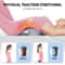 Height Adjustable Back Stretcher, Lumbar Support Traction Device, Waist Lifting Massager, Pilates Board for Pain Relief