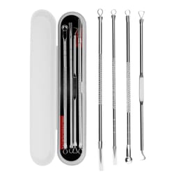 stainless steel blackhead remover needle, pimple removal tool for facial skin care & pore cleaner