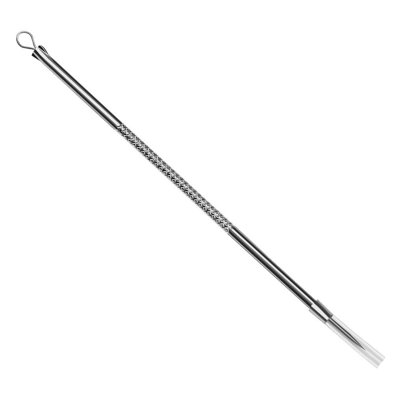 Stainless Steel Blackhead Remover Needle, Pimple Removal Tool for Facial Skin Care & Pore Cleaner