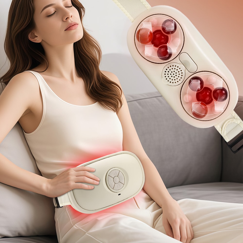 Wireless Abdominal Massage Belt Machine Electric Belly Shaking Massager With Multi Modes And Heated 0