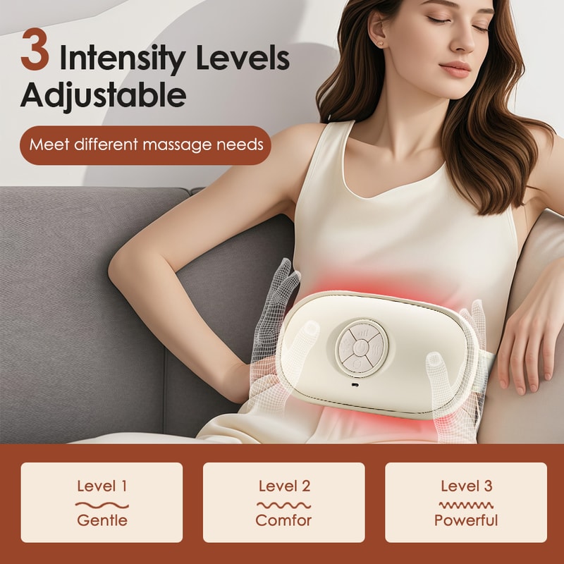 Wireless Abdominal Massage Belt Machine Electric Belly Shaking Massager With Multi Modes And Heated 1
