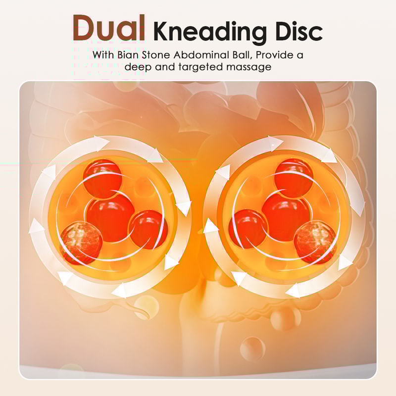 Wireless Abdominal Massage Belt Machine Electric Belly Shaking Massager With Multi Modes And Heated 5