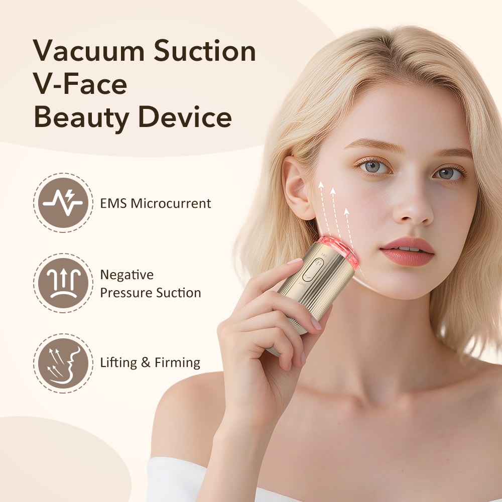 EMS Facial Massager LED Light Therapy Sonic Skin Tightening Beauty Device 2