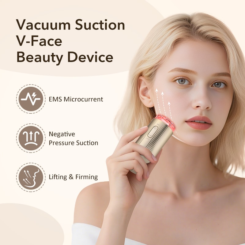 EMS Facial Massager LED Light Therapy Sonic Skin Tightening Beauty Device 2