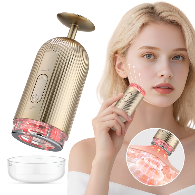 EMS Facial Massager LED Light Therapy Sonic Skin Tightening Beauty Device 0