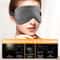 Hot Compress Sleeping Mask For Eye Relief 3 Heat Levels USB Light Blocking 1