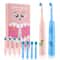Rotating Ultrasonic Rechargeable Sonic Children Electric Toothbrush Colorful Cartoon Soft Hair Brus 0