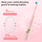 Rotating Ultrasonic Rechargeable Sonic Children Electric Toothbrush Colorful Cartoon Soft Hair Brus 3