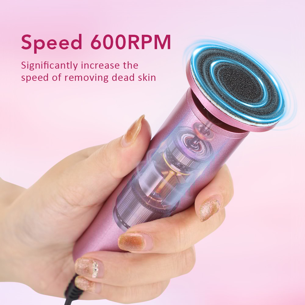 Professional Electric Foot File Stepless Speed Control For Callus Removal 4