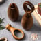 Adjustable Wooden Salt And Pepper Grinder Set With Ceramic Core And Storage Rack For Spices 4