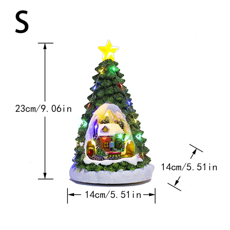 Rotating Christmas Tree Music Box Musical Box Home Decor For Kid Boy Girl And Adults 4