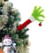 Furry Green Monster Elf Arms Hand For Christmas Tree Decoration Elf Body Tree Pendant Ornaments 3