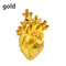 Original Resin Heart Vase Flowerpot Ornament for Arts and Crafts, Gift Idea