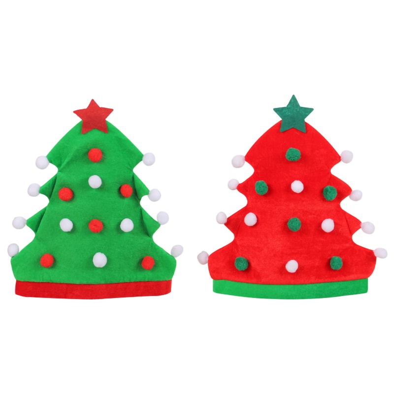 Funny Christmas Tree Hat Beanie Xmas Cap For Kids Christmas Santa Hat Holiday Party Decorations 4