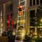 Waterproof Santa Claus Climbing Ladder Light, Indoor and Outdoor Christmas Decorations