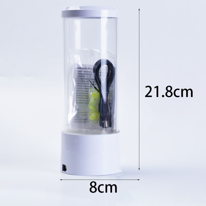 7Color Changing LED Jellyfish Aquarium Night Light Mood Lamp For Home Office Relaxation Gifts 6