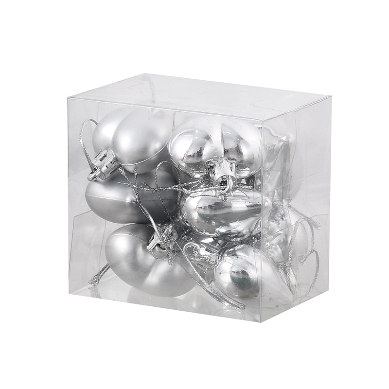 Heart Pendant Valentine Day Heart Ball Decorations Hanging Ornament For Christmas Tree 10