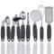 Stainless Steel Kitchen Utensils Set With Silicone Handles 6