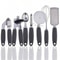 Stainless Steel Kitchen Utensils Set With Silicone Handles 6