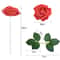 Fake Flowers Roses with Stem for Wedding Bouquets, Party Arrangements & Home Decor