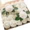 Fake Flowers Roses with Stem for Wedding Bouquets, Party Arrangements & Home Decor