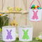 Rabbit Basket Canvas, Baby Easter Bunny Buckets Bag, Kids Festival Gift, Party Tote Decoration Handbag