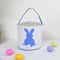 Rabbit Basket Canvas, Baby Easter Bunny Buckets Bag, Kids Festival Gift, Party Tote Decoration Handbag