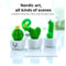Mini Resin Succulent Cactus Green Plant Car Office Home Living Room Decoration Auto Interior Craft 3