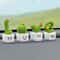 Mini Resin Succulent Cactus Green Plant Car Office Home Living Room Decoration Auto Interior Craft 4
