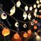 Trick or Treat Halloween Light String with Pumpkin, Skull, Ghost Festival Party Lanterns